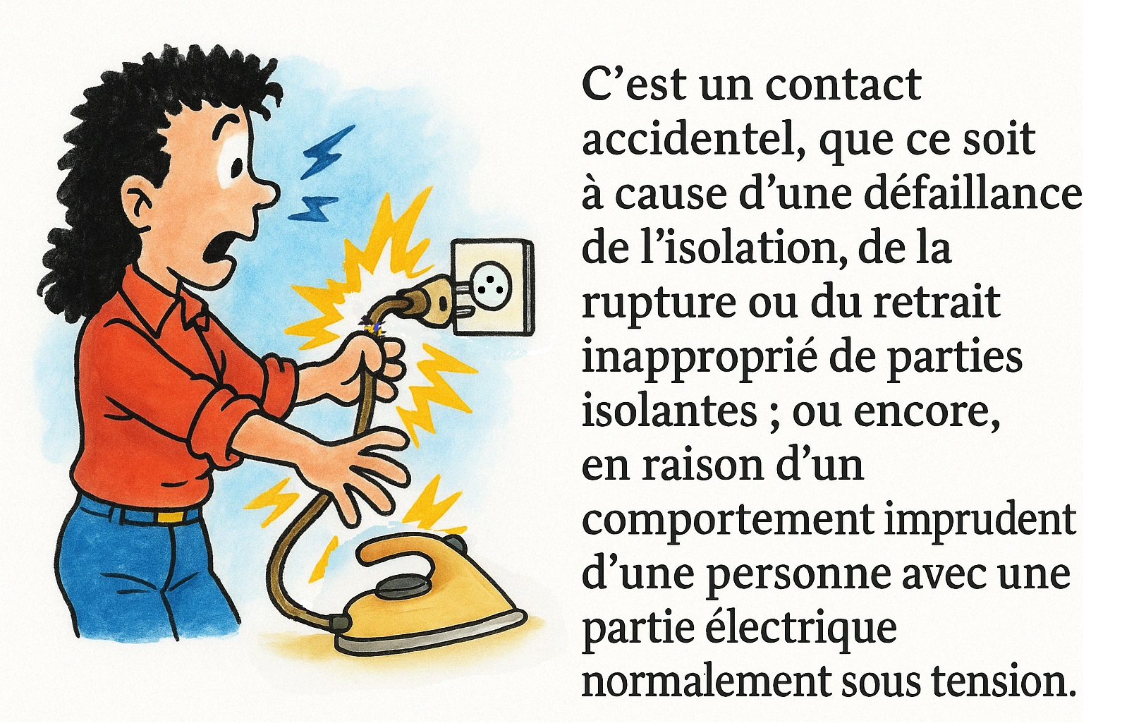 Le Contact direct Un Danger Caché par un Défaut
